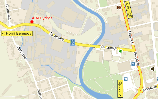 Krnov - naše umístění