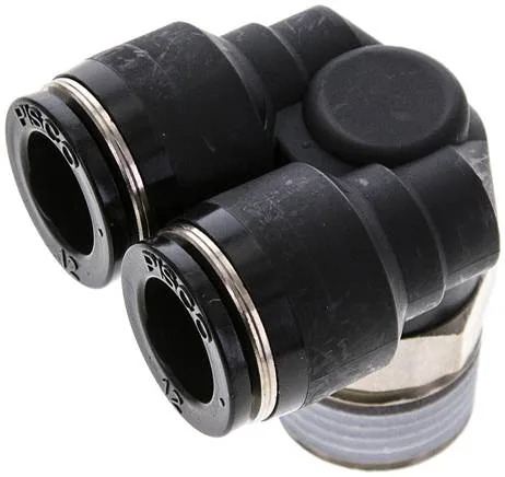 IQSYL 1212, Y-úhlová nástrčná spojka R 1/2"x12 mm, IQS standard
