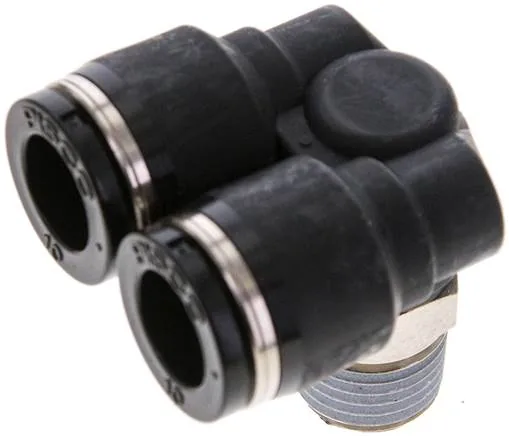 IQSYL 1410, Y-úhlová nástrčná spojka R 1/4"x10 mm, IQS standard