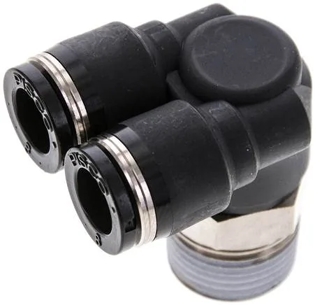 IQSYL 388, Y-úhlová nástrčná spojka R 3/8"x8 mm, IQS standard