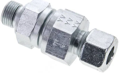 RHV 12 LR, Hydraulický zpětný ventil 12 L (M18x1,5)-G 3/8", Ocel pozinkovaná