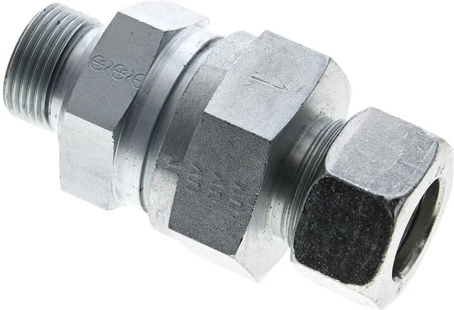 RHV 22 LR, Hydraulický zpětný ventil 22 L (M30x2)-G 3/4", Ocel pozinkovaná