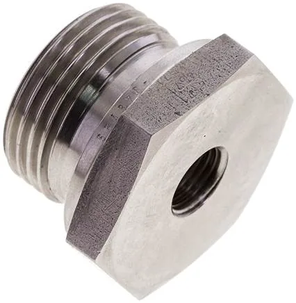 RI 1 X 1/4 ED ES, Hydraulický závitové redukce s válcovým vnitřním a vnějším závitem, do 630 bar