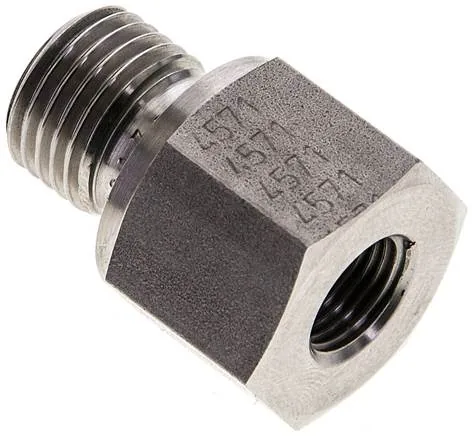 RI 1/4 X 1/8 ED ES, Hydraulický závitové redukce s válcovým vnitřním a vnějším závitem, do 630 bar