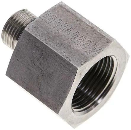RI 3/8 X 3/4 ED ES, Hydraulický závitové redukce s válcovým vnitřním a vnějším závitem, do 630 bar