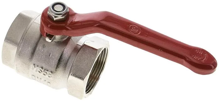 KH 112 B E, Mosazný kulový kohout, Eco-Line, Rp 1-1/2", 0 až 25 bar