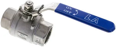 KH 112 ES E, Kulový kohout z nerezové oceli, Eco-Line, G 1-1/2", 0 až 63 bar