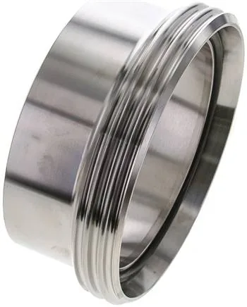 DNMA 40100 ESASI, Hrdla pro přivaření se závitem (mlékárenský závit), DIN 11851 / analogicky DIN 11851