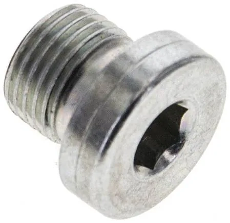 VSTI 1/8, Uzavírací zátky s elastomerovým těsněním, válcový závit, do 400 bar