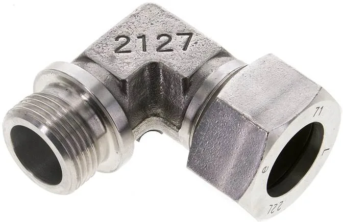 WE 22 LR ES, Zásuvné šroubení L, závit R / závit G