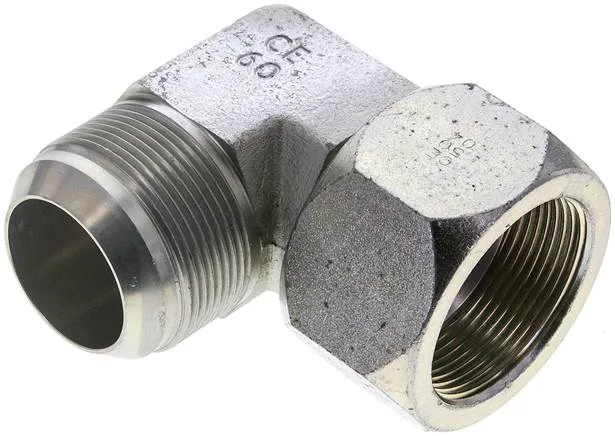 WE 17/8 JIC, Úhlové šroubení 90° se závitem JIC (vnitřní/vnější), do 310 bar