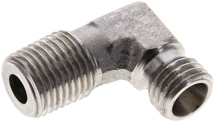 XWE 6 LR 1/4 ES, Zásuvné šroubení L, závit R / závit G