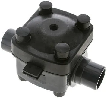 PVCMVKS 40 EPDM, Membránový ventil PVC (NO) PVC / EPDM, 40 mm Hrdlo k vlepení