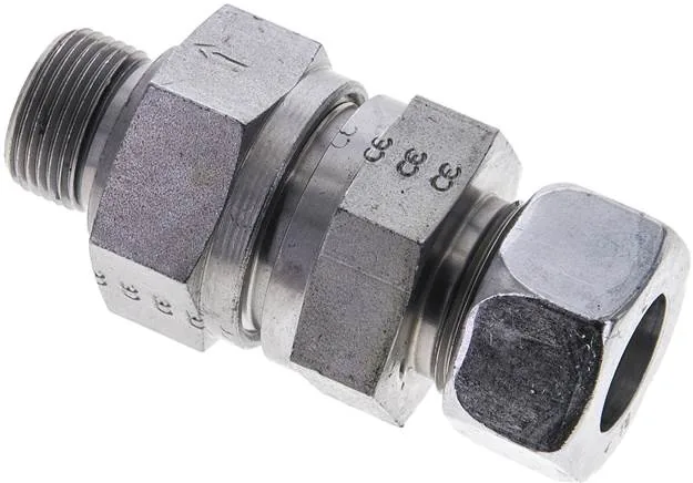 RHZ 18 LM, Hydraulický zpětný ventil 18 L (M26x1,5)-M 22x1,5, Ocel pozinkovaná