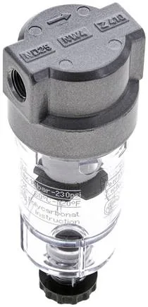 DF 00, Filtry - miniaturní, 800 l/min