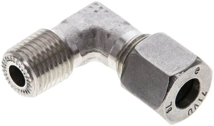 WE 8 LR ES NPT, Zásuvné šroubení L, závit NPT