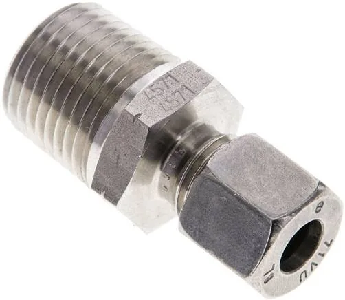 GE 8 LR 1/2 ES NPT, Přímá šroubení k zašroubování, závit NPT