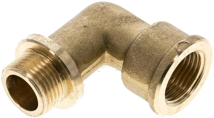 WE 38 MS, Úhly k zašroubování 90° s vnitřním a vnějším závitem (kované), do 150 bar