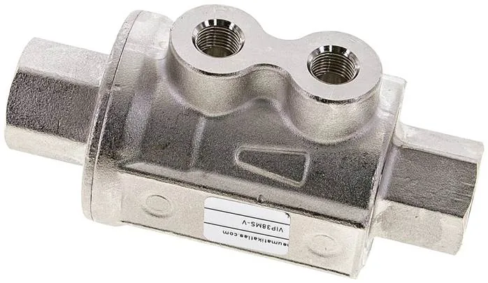 VIP 38 MS-V, Uzavírací ventil VIP, dvojčinný, těsnění FKM, G 3/8", Mosaz