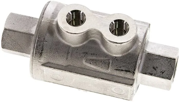 VIP 38 FO MS-V, Uzavírací ventil VIP, Otevírací pružina, těsnění FKM, G 3/8", Mosaz