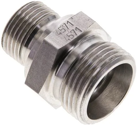 XGE 15 LR 3/8 ES ED, Rovná šroubení k našroubování elastomerového těsnění, závit G