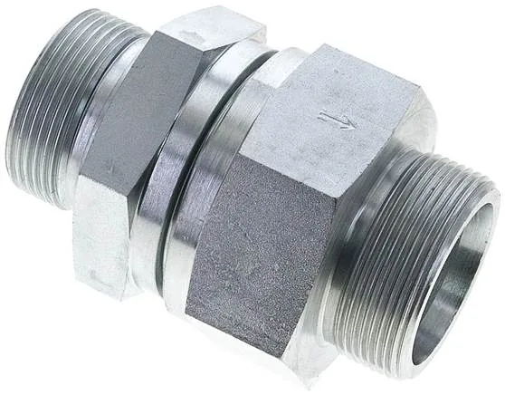 XRHV 38 SR, Hydraulický zpětný ventil 38 S (M52x2)-G 1-1/2", bez matice a řezného kroužku, pozinkovaná ocel
