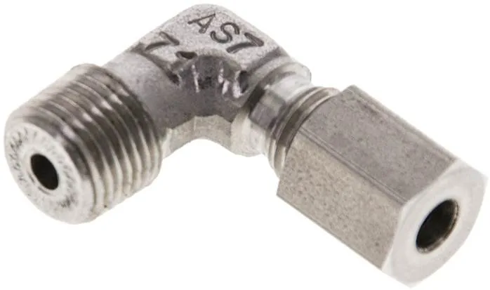 WE 4 LLR ES NPT, Zásuvné šroubení L, závit NPT