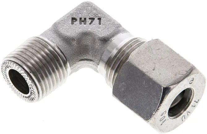 WE 10 SR ES NPT, Zásuvné šroubení L, závit NPT