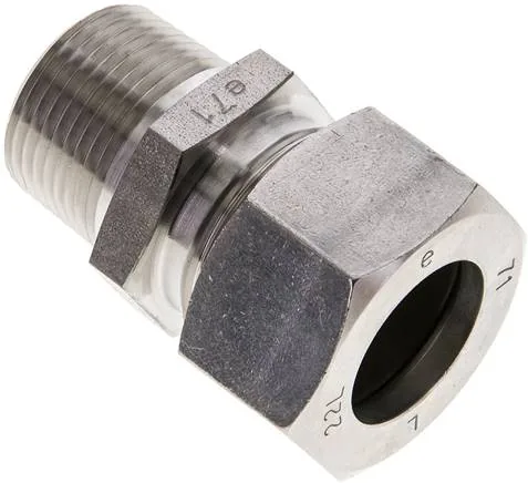 GE 22 LR ES NPT, Přímá šroubení k zašroubování, závit NPT