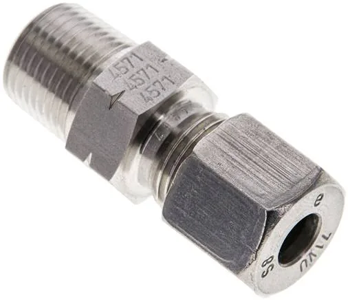 GE 8 SR 3/8 ES NPT, Přímá šroubení k zašroubování, závit NPT