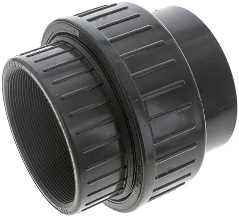 PVCGVIG 40 EPDM, Šroubení s vnitřním závitem - PVC-U (pouze pro plastové závity), PN 16