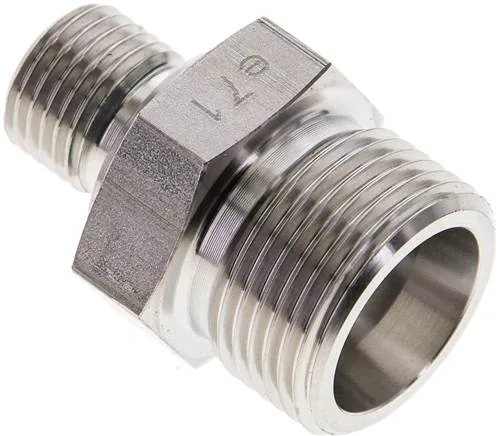 XGE 14 SR 1/4 ES ED, Rovná šroubení k našroubování elastomerového těsnění, závit G