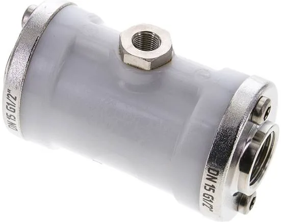 QVMC 12, Pneumatický hadicový ventil, G 1/2", hliník