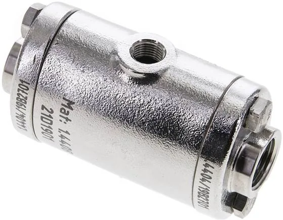 QVMC 38 ES, Pneumatický hadicový ventil, G 3/8", Nerezová ocel