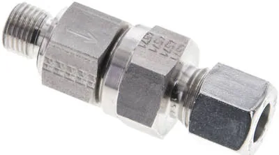 RHV 10 LR ES-0,2, Hydraulický zpětný ventil 10 L (M16x1,5)-G 1/4", 1.4571