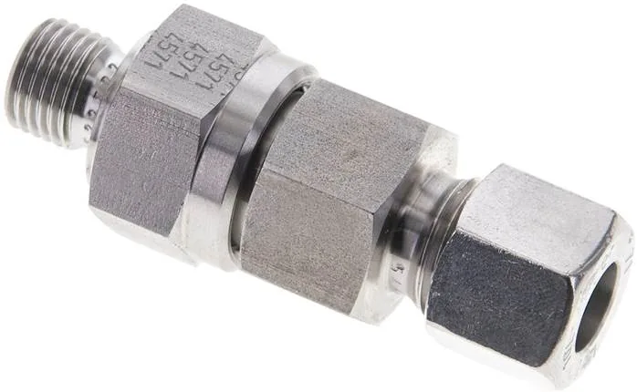 RHZ 10 LR ES-0,2, Hydraulický zpětný ventil 10 L (M16x1,5)-G 1/4", 1.4571