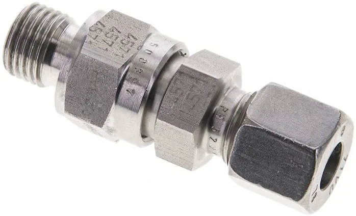 RHZ 8 LR ES-0,2, Hydraulický zpětný ventil 8 L (M14x1,5)-G 1/4", 1.4571