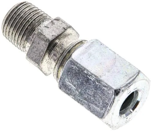 GE 6 LR NPT, Rovná šroubení se šrouby, závit NPT