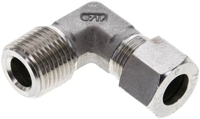 WE 12 LR 1/2 ES NPT, Zásuvné šroubení L, závit NPT