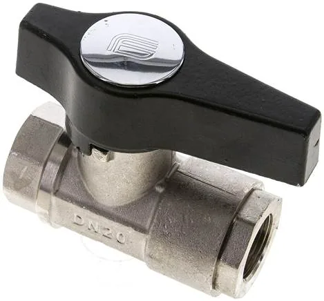 KH 34 HD MS, Vysokotlaký kulový kohout Rp 3/4", mosaz poniklovaná