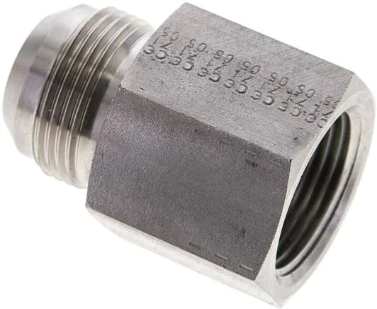 RN 15/16-10 NPT ES, Redukční spojky se závitem JIC (vnější)/závitem NPT, do 310 bar