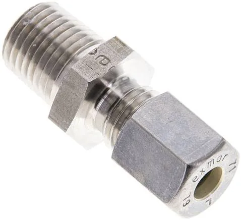 GE 6 LR 1/4 NC NPT, Přímá šroubení k zašroubování, závit NPT