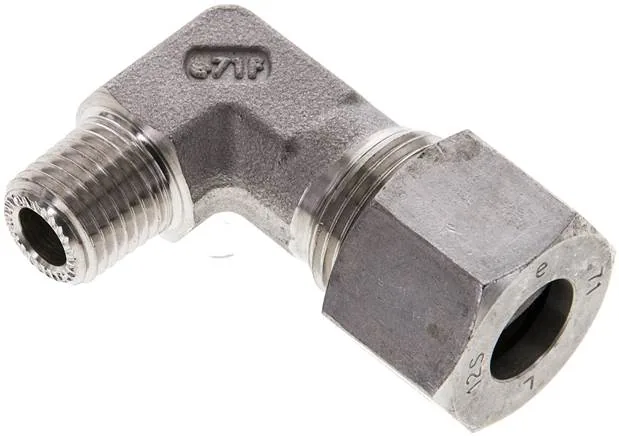 WE 12 SR 1/4 ES NPT, Zásuvné šroubení L, závit NPT