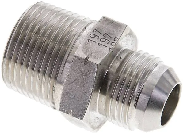 DN 10 NPT-11/16 ES, Dvojitá vsuvka se závitem NPT/závitem JIC (vnější), do 310 barr