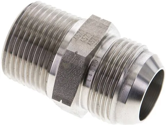 DN 10 NPT-15/16 ES, Dvojitá vsuvka se závitem NPT/závitem JIC (vnější), do 310 barr