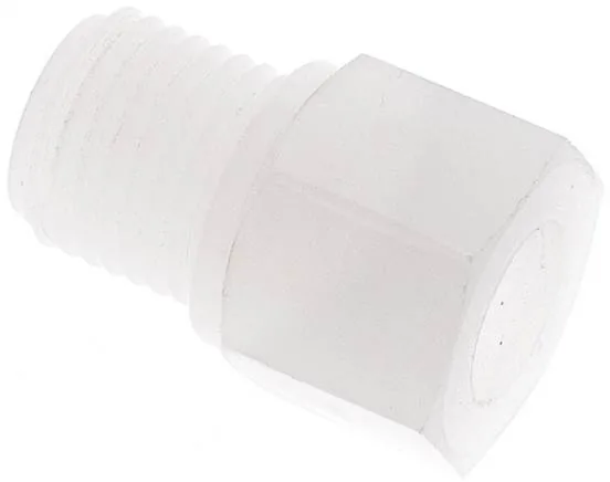 RN 1418 PVDF, Redukční vsuvka s válcovým vnějším a vnitřním závitem - Polypropylen a PVDF, PN 10