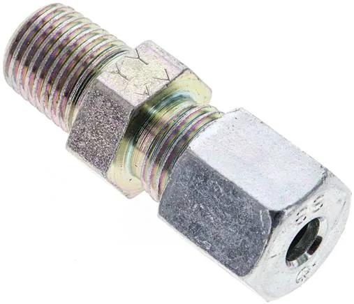 GE 6 SR NPT, Rovná šroubení se šrouby, závit NPT