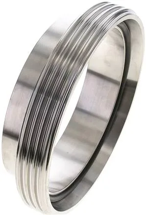 DNMA 60150 ESAS, Hrdla pro přivaření se závitem (mlékárenský závit), DIN 11851 / analogicky DIN 11851
