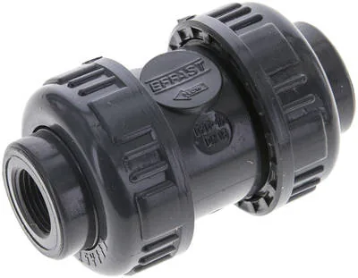 RUCK 38 PVCFKM, Zpětný ventil, PVC-U / FKM, Rp 3/8"