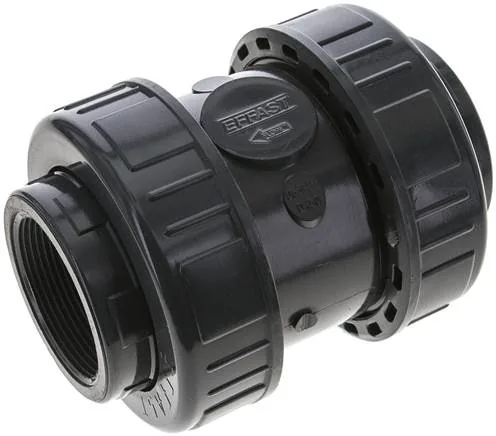 RUCK 20 PVCFKM, Zpětný ventil, PVC-U / FKM, Rp 2"